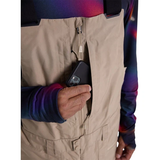 Spodnie Snowboardowe Burton GORE-TEX 2L Reserve Bib (Summit Taupe) FW26_5 thumbnail