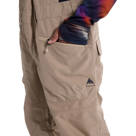Spodnie Snowboardowe Burton GORE-TEX 2L Reserve Bib (Summit Taupe) FW26_6 thumbnail