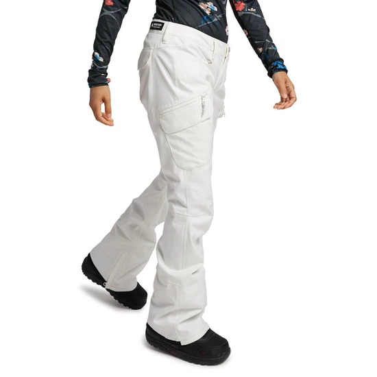 Damskie Spodnie Snowboardowe Burton Gloria Tall (Stout White) FW21_2