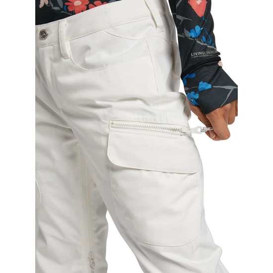 Damskie Spodnie Snowboardowe Burton Gloria Tall (Stout White) FW21_7 thumbnail