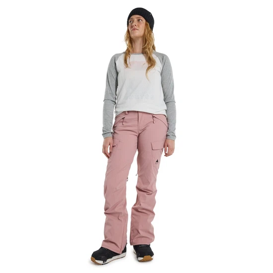 Damskie Spodnie Snowboardowe Burton GORE-TEX Gloria (Powder Blush) FW24_3