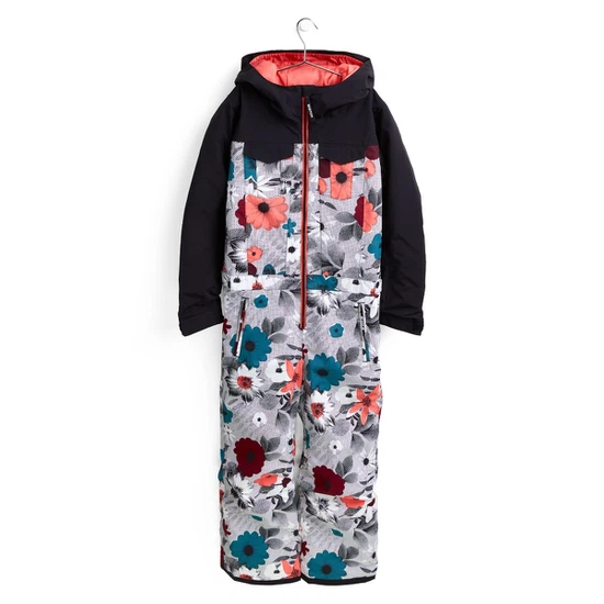Dziewczęcy Kombinezon Snowboardowy Burton Game One Piece (True Black/Halftone Floral) FW22_1