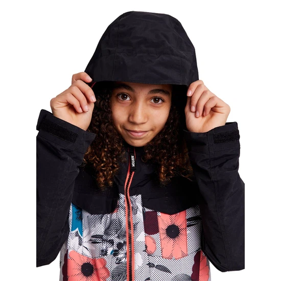 Dziewczęcy Kombinezon Snowboardowy Burton Game One Piece (True Black/Halftone Floral) FW22_5