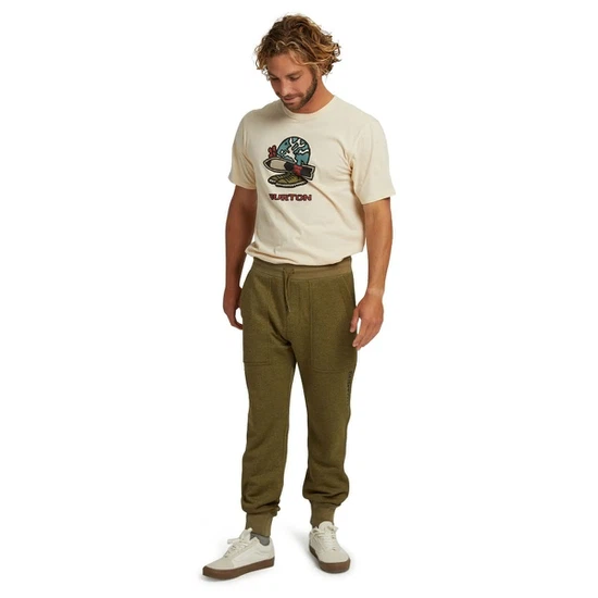 Spodnie Dresowe Burton Oak (Martini Olive Heather) FW22_2 thumbnail