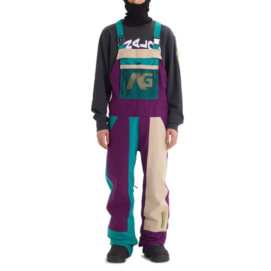 Spodnie Snowboardowe Analog Ice Out Bib (Safari/Green-Blue Slate/Charisma) FW20_5