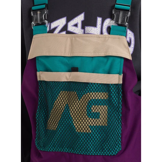 Spodnie Snowboardowe Analog Ice Out Bib (Safari/Green-Blue Slate/Charisma) FW20_8
