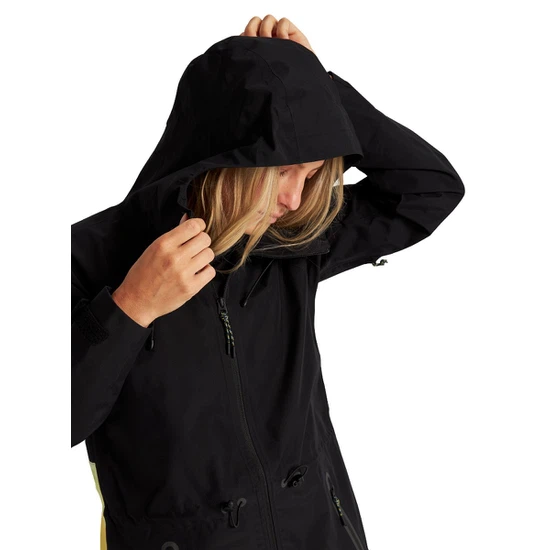 Damska Kurtka Przeciwdeszczowa Burton GORE-TEX 2L Packrite Parka (True Black/Mirridescence) SS21_7