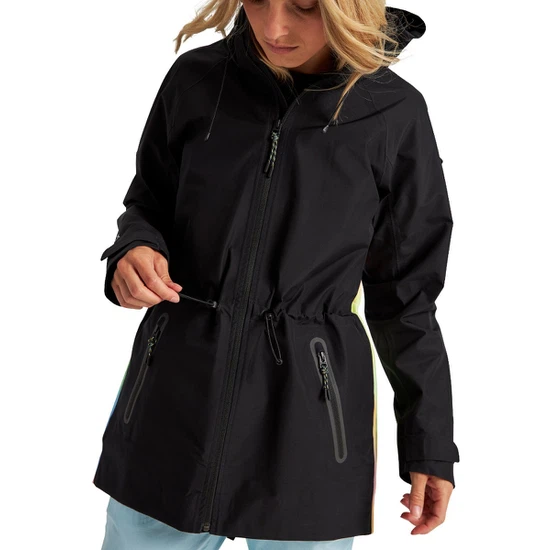 Damska Kurtka Przeciwdeszczowa Burton GORE-TEX 2L Packrite Parka (True Black/Mirridescence) SS21_5 thumbnail