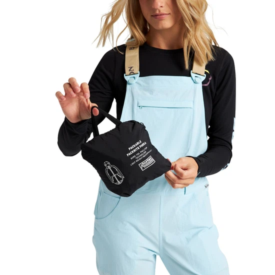 Damska Kurtka Przeciwdeszczowa Burton GORE-TEX 2L Packrite Parka (True Black/Mirridescence) SS21_9