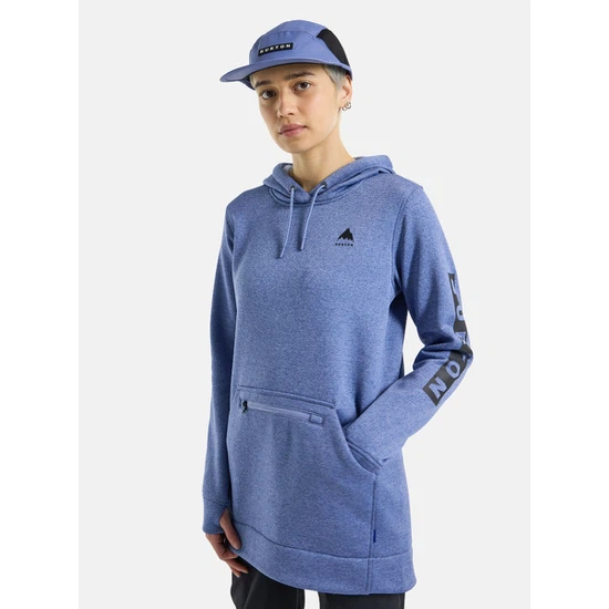 Damska Bluza Aktywna Burton Oak Long PO (Slate Blue Heather) FW24_1