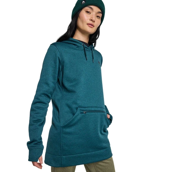 Damska Bluza Aktywna Burton Oak Long PO (Deep Emerald Heather) FW25_1 thumbnail
