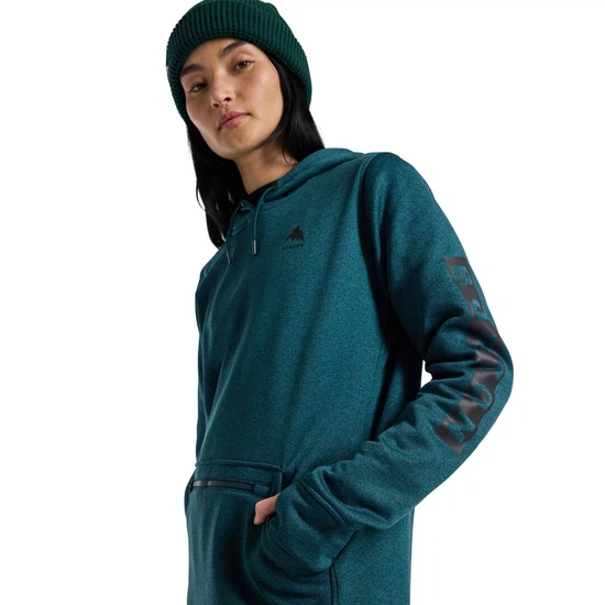 Damska Bluza Aktywna Burton Oak Long PO (Deep Emerald Heather) FW25_3