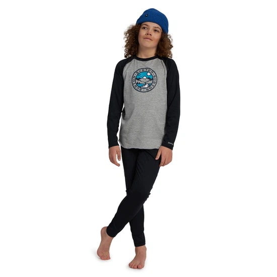 Dziecięca Bielizna Aktywna Burton Midweight Pant (True Black) FW21_2