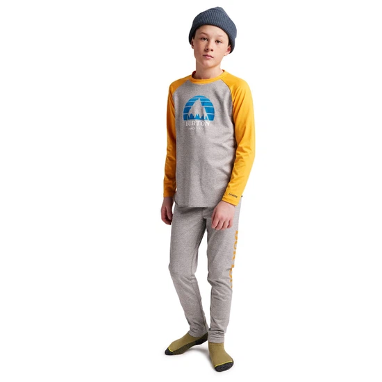 Dziecięca Bielizna Aktywna Burton Midweight Pant (Gray Heather) FW22_2 thumbnail