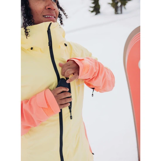 Damska Kurtka Snowboardowa Burton AK GORE-TEX 2L Upshift (Buttermilk/Reef Pink) FW24_6 thumbnail