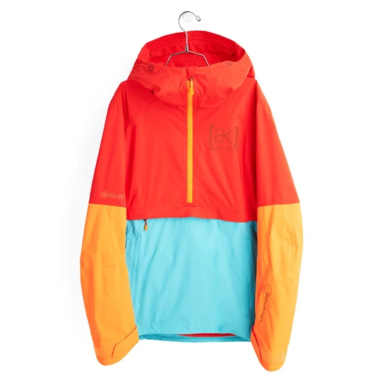 Damska Kurtka Snowboardowa Burton AK GORE-TEX 2L Kimmy Anorak (Fiesta Red/Blue Curacao/Clownfish Orange) FW22_2 thumbnail