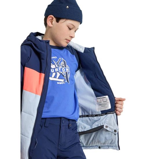 Chłopięca Kurtka Snowboardowa Burton Ropedrop (Dress Blue/Ballad Blue/Tetra Orange) FW23_8 thumbnail