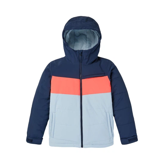 Chłopięca Kurtka Snowboardowa Burton Ropedrop (Dress Blue/Ballad Blue/Tetra Orange) FW23_9