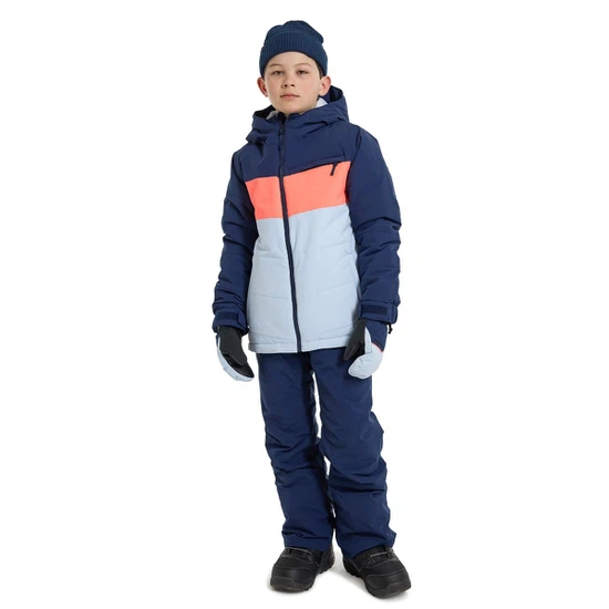 Chłopięca Kurtka Snowboardowa Burton Ropedrop (Dress Blue/Ballad Blue/Tetra Orange) FW23_3 thumbnail