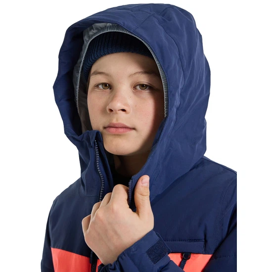Chłopięca Kurtka Snowboardowa Burton Ropedrop (Dress Blue/Ballad Blue/Tetra Orange) FW23_4 thumbnail