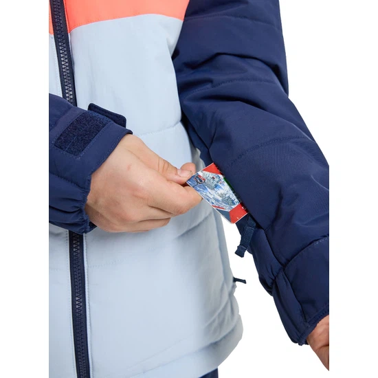 Chłopięca Kurtka Snowboardowa Burton Ropedrop (Dress Blue/Ballad Blue/Tetra Orange) FW23_7 thumbnail