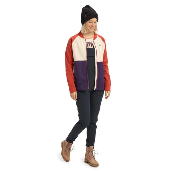 Damska Bluza Aktywna Burton Crown Bonded Jacket (Tandori/Creme Brulee/Purple Velvet) FW20_5 thumbnail