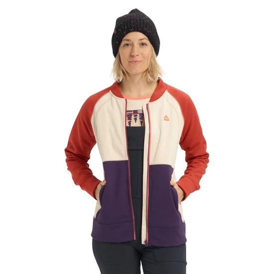 Damska Bluza Aktywna Burton Crown Bonded Jacket (Tandori/Creme Brulee/Purple Velvet) FW20_2 thumbnail