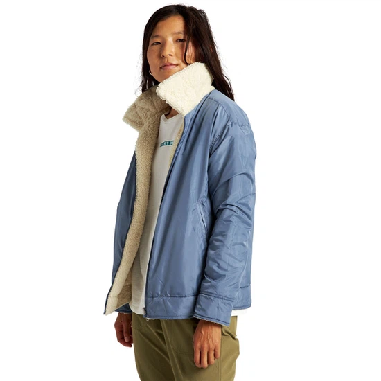 Damska Bluza Burton Lynx FZ Reversible (Creme Brulee/Folkstone Gray) FW22_5 thumbnail
