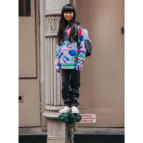 Dziecięce Spodnie Dresowe Burton Oak (True Black Heather) FW26_1