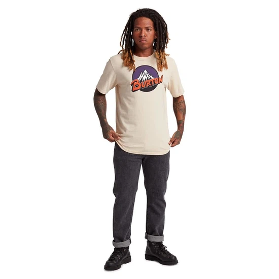Koszulka Burton Retro Mountain (Creme Brulee) FW21_3 thumbnail