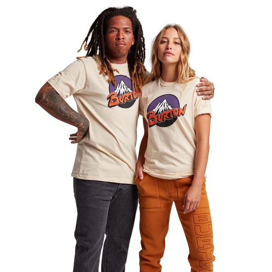 Koszulka Burton Retro Mountain (Creme Brulee) FW21_2