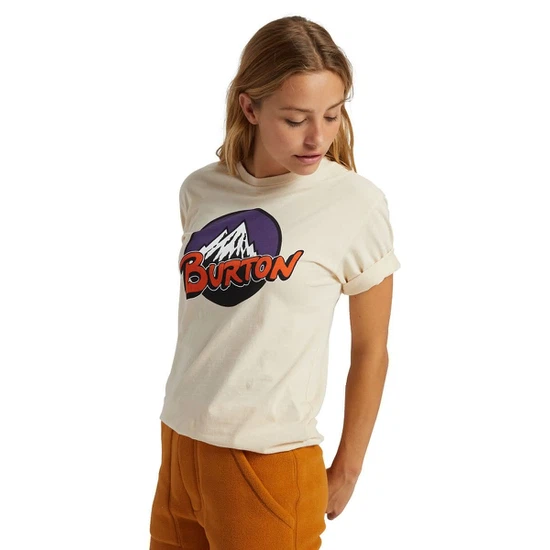 Koszulka Burton Retro Mountain (Creme Brulee) FW21_6 thumbnail