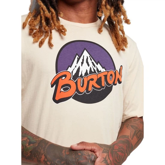Koszulka Burton Retro Mountain (Creme Brulee) FW21_5 thumbnail