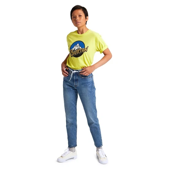 Koszulka Burton Retro Mountain (Limeade) FW21_2