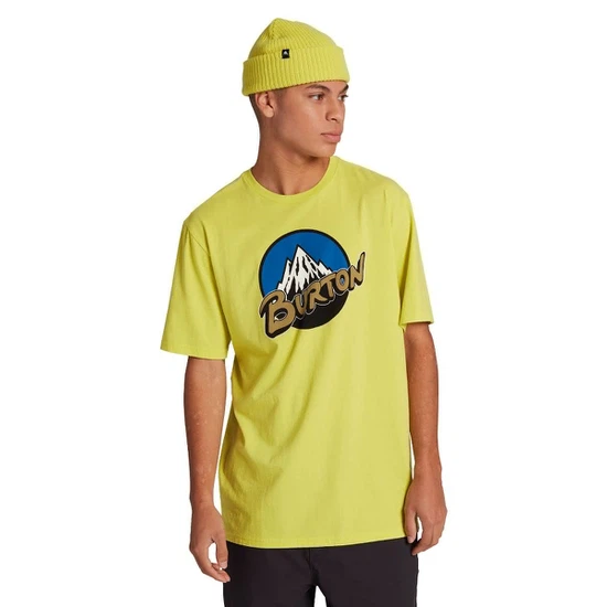 Koszulka Burton Retro Mountain (Limeade) FW21_8