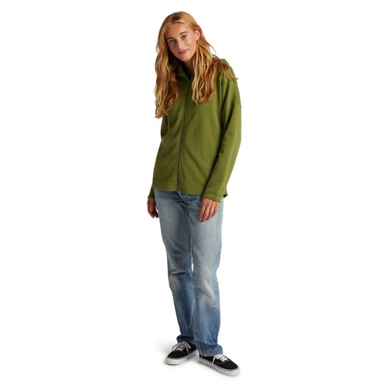 Damska Bluza Burton Ellmore FZ (Pesto Green Heather) SS20_5 thumbnail