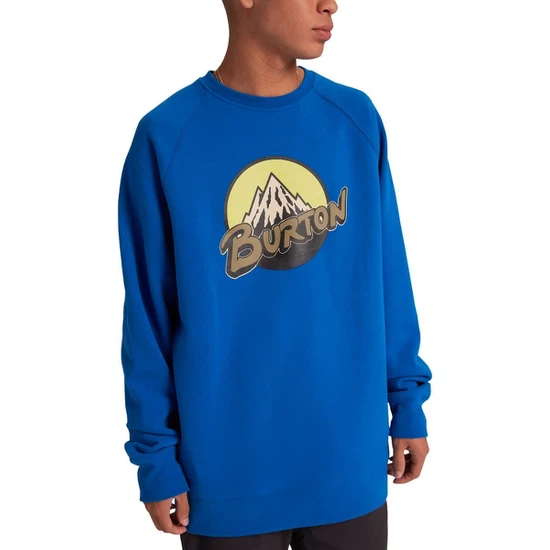 Bluza Burton Retro Mountain Crew (Lapis Blue) FW21_3
