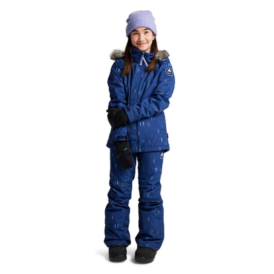 Dziewczęca Kurtka Snowboardowa Burton Bennett (Chambray Stripe) FW22_3 thumbnail