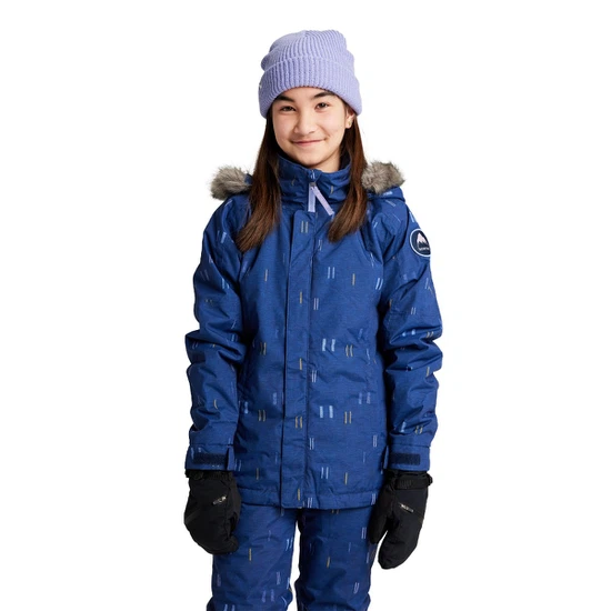 Dziewczęca Kurtka Snowboardowa Burton Bennett (Chambray Stripe) FW22_1 thumbnail