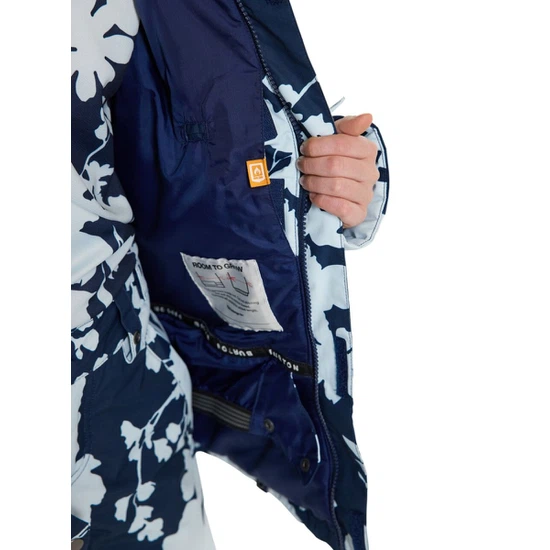 Dziewczęca Kurtka Snowboardowa Burton Bennett (Ballad Blue Camellia) FW23_6