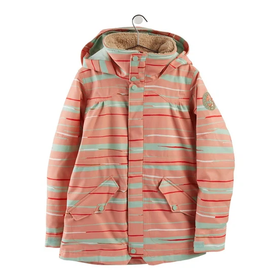 Dziewczęca Kurtka Snowboardowa Burton Shortleaf (Pink Dahlia Scribble) FW21_1