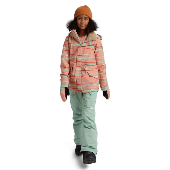 Dziewczęca Kurtka Snowboardowa Burton Shortleaf (Pink Dahlia Scribble) FW21_9