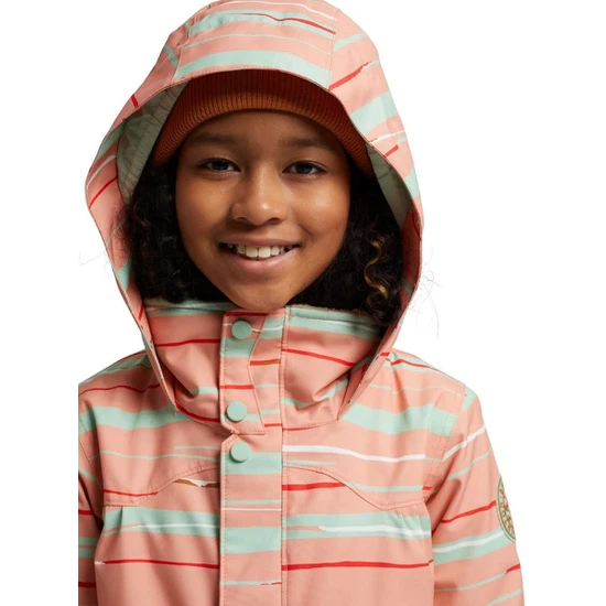 Dziewczęca Kurtka Snowboardowa Burton Shortleaf (Pink Dahlia Scribble) FW21_7