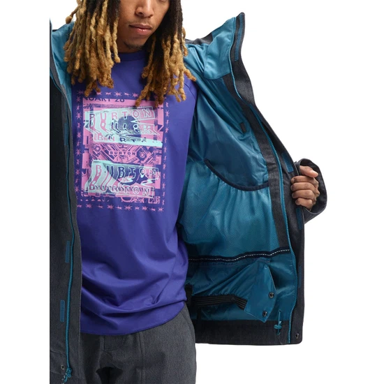 Kurtka Snowboardowa Burton GORE-TEX Doppler (Denim/Bog Heather) FW20_2