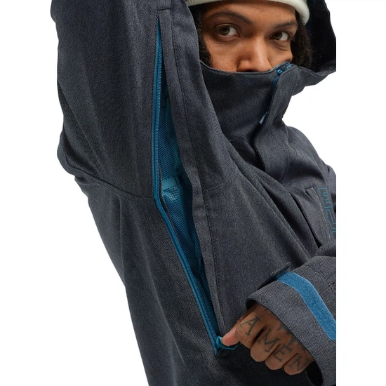 Kurtka Snowboardowa Burton GORE-TEX Doppler (Denim/Bog Heather) FW20_6 thumbnail