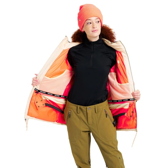 Damska Kurtka Snowboardowa Burton Keelan (Crème Brûlée/Martini Olive Terra Camo) FW22_8 thumbnail