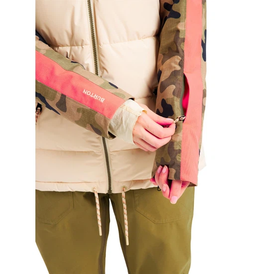 Damska Kurtka Snowboardowa Burton Keelan (Crème Brûlée/Martini Olive Terra Camo) FW22_5 thumbnail