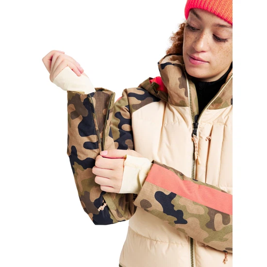 Damska Kurtka Snowboardowa Burton Keelan (Crème Brûlée/Martini Olive Terra Camo) FW22_6 thumbnail