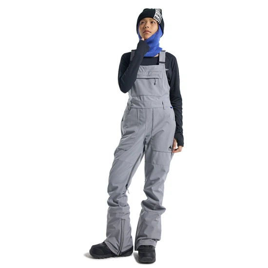 Damskie Spodnie Snowboardowe Burton Avalon Bib Softshell (Sharkskin) FW23_1 thumbnail