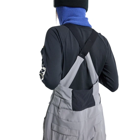 Damskie Spodnie Snowboardowe Burton Avalon Bib Softshell (Sharkskin) FW23_6 thumbnail